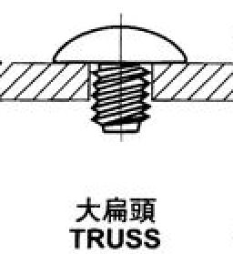 大扁頭螺絲 大扁頭螺絲